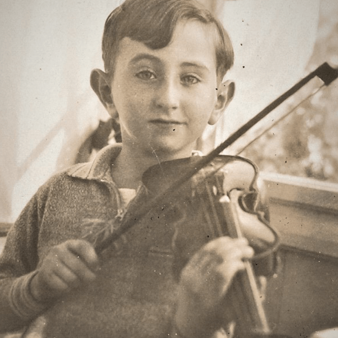 Jack bass with Violin - black and white. photo